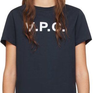 A.P.C. Navy Crewneck T-Shirt